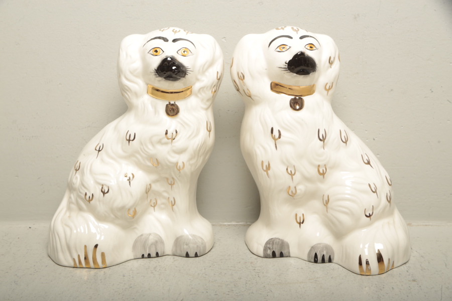 Beswick, spiselhundar, 1-par