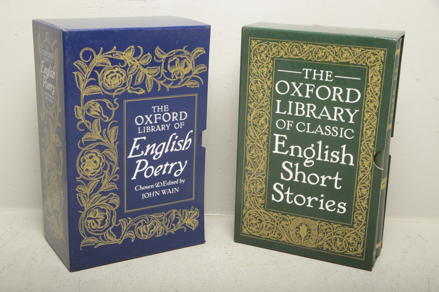 Böcker, "The Oxford Libary of classic English short stories & The oxford libary of English poetry"