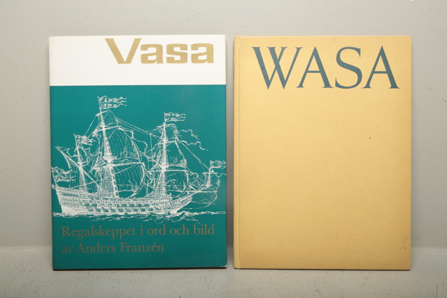 Böcker, 2st, "Regalskeppet & Wasa"