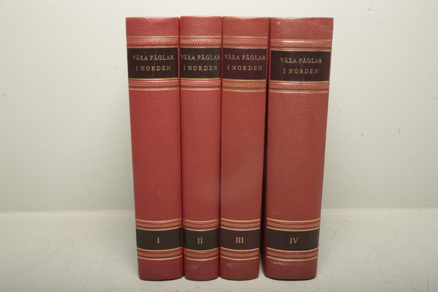 Böcker, "Våra fåglar i norden", Band 1-4