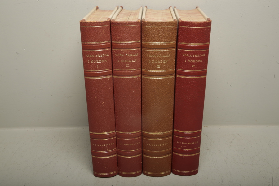 Böcker, "Våra fåglar i norden", Band 1-4