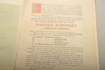 Tidskrift, "Svenska porträtt, Drottningholm" Hasse W. Tullberg