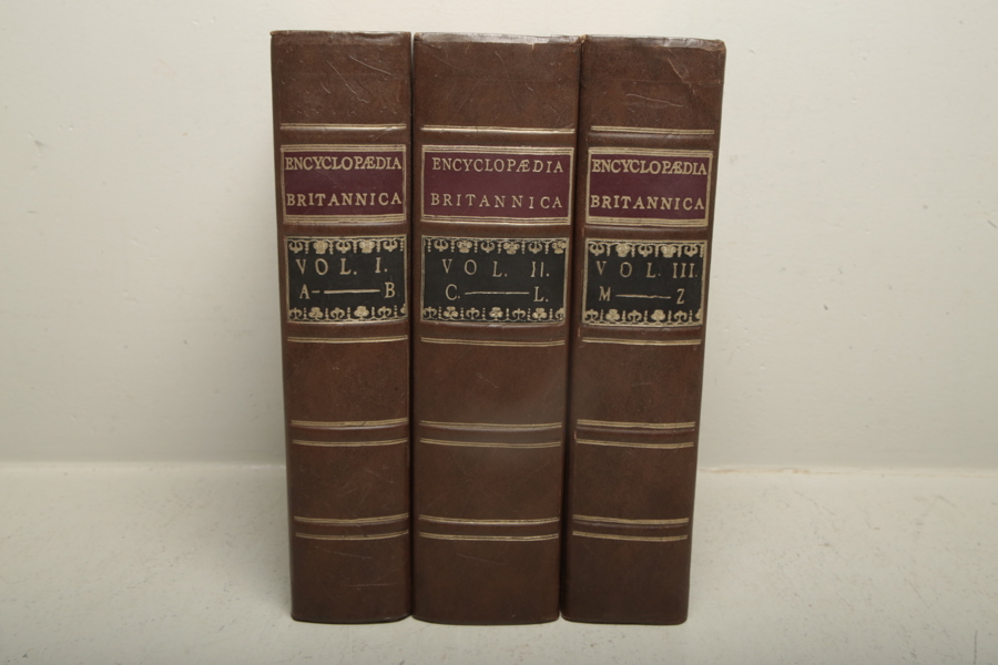 Böcker, "Encyclopaedia Britannica", 3-Band 