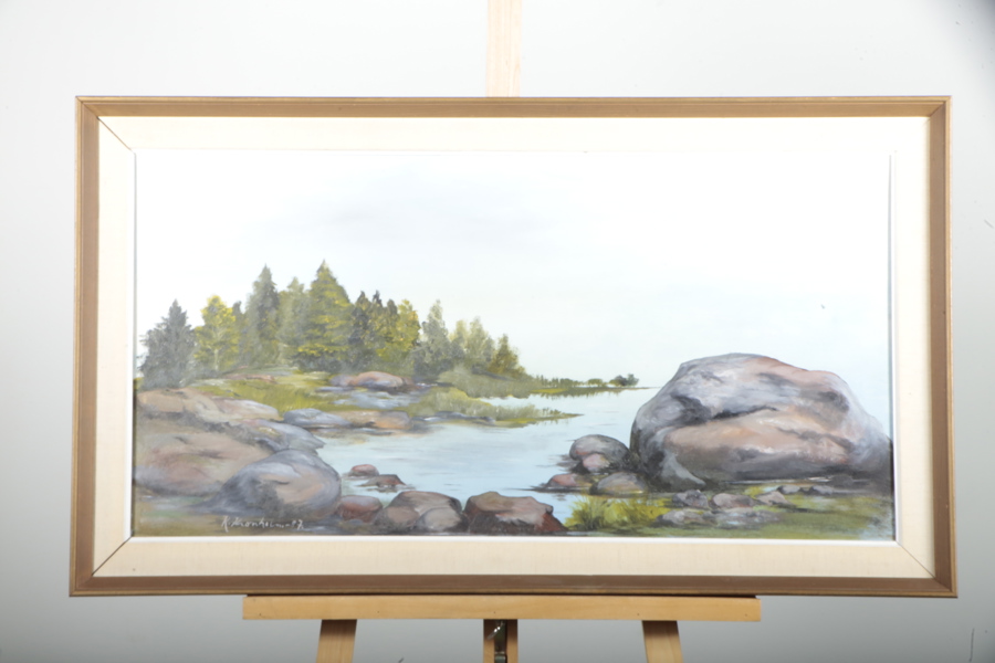 Olja på duk, Okänd konstnär, Sigerad-87