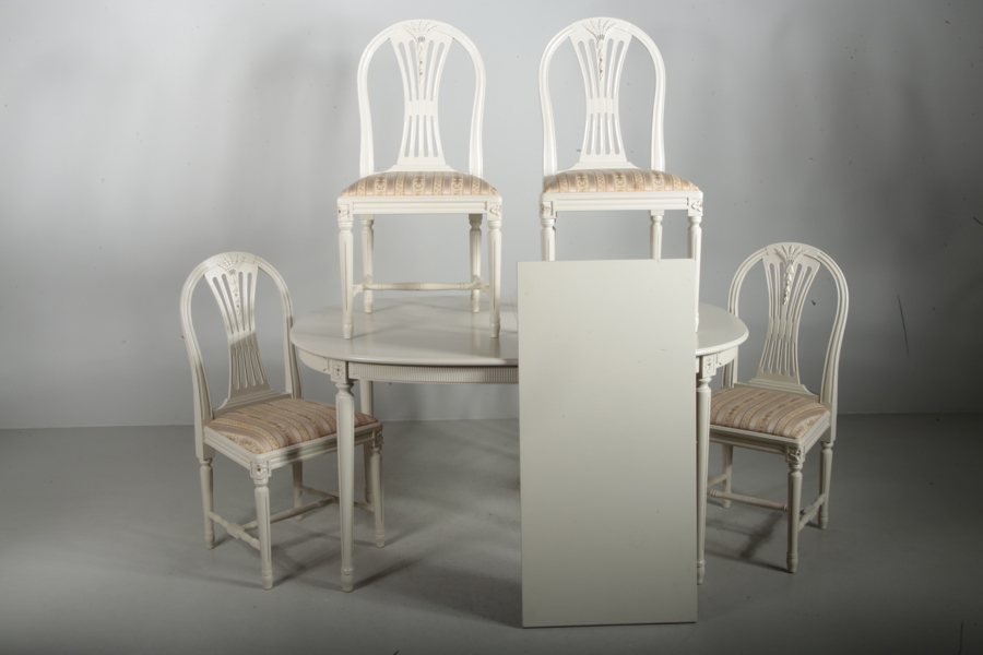 Matgrupp, Gustaviansk-stil "Axet", 1900-tal, 6-delar