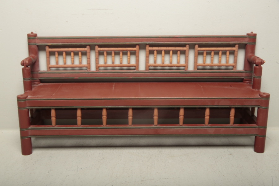 Miniatyr "Vändbänk", Tage Jonsson, Trönö