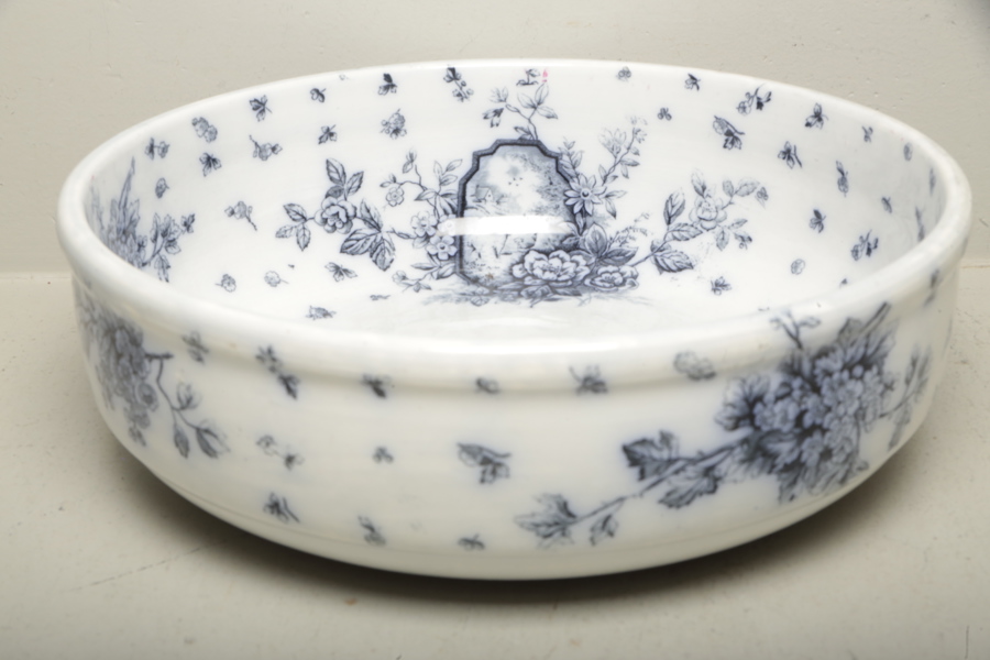 Gustavsberg, Tvättfat "Ceylon", 1800-tal 