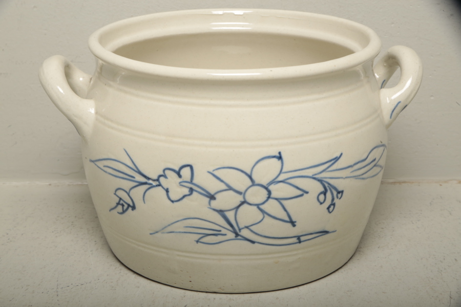 Rörstrand, BlåVit kruka