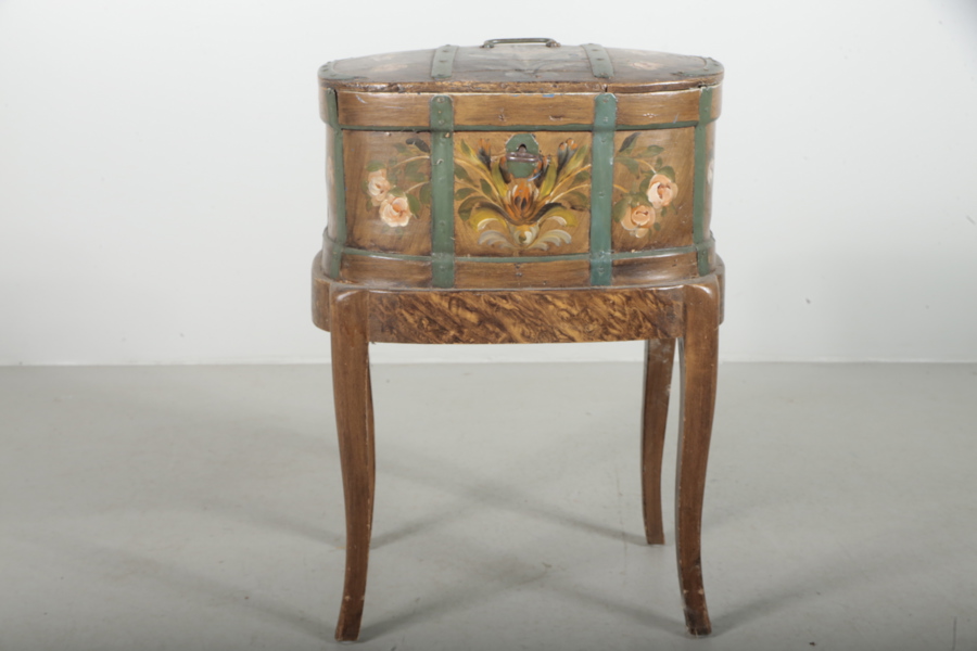 Färdskrin, 1800-tal, Allmoge 