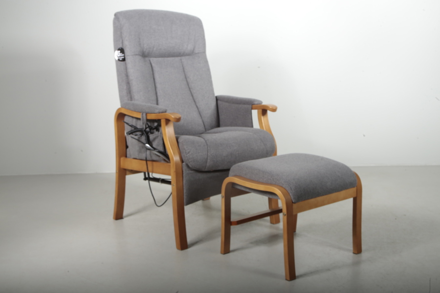 Fåtölj & fotpall "Front", med el-funktion