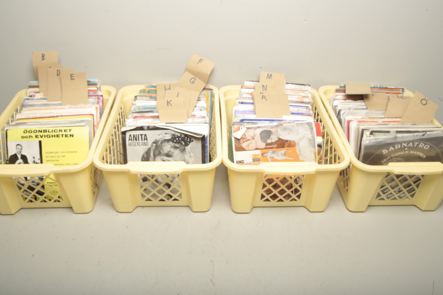 Vinylskivor, Singlar/EP, Parti osorterat 