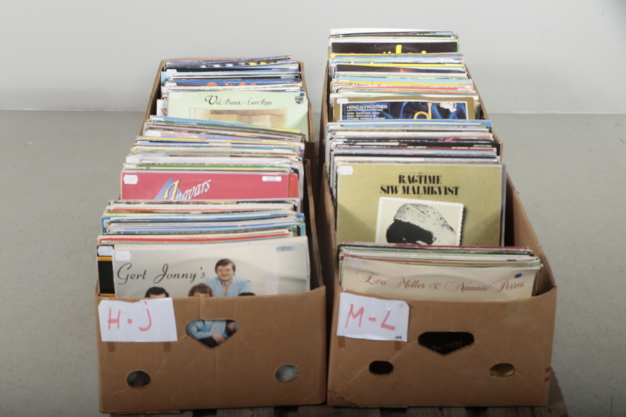 Vinylskivor, LP, Parti osorterat 