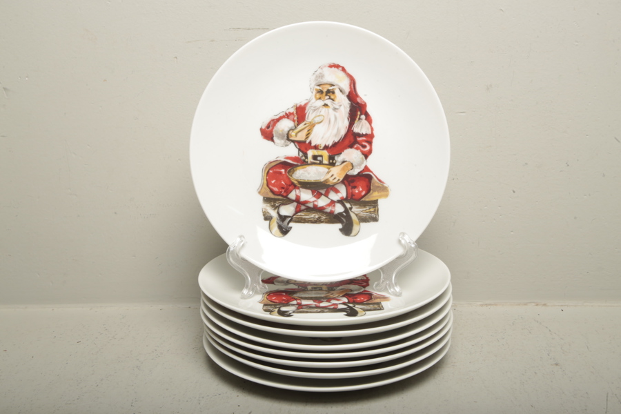 Bavaria, 8st Assietter "Julmotiv"