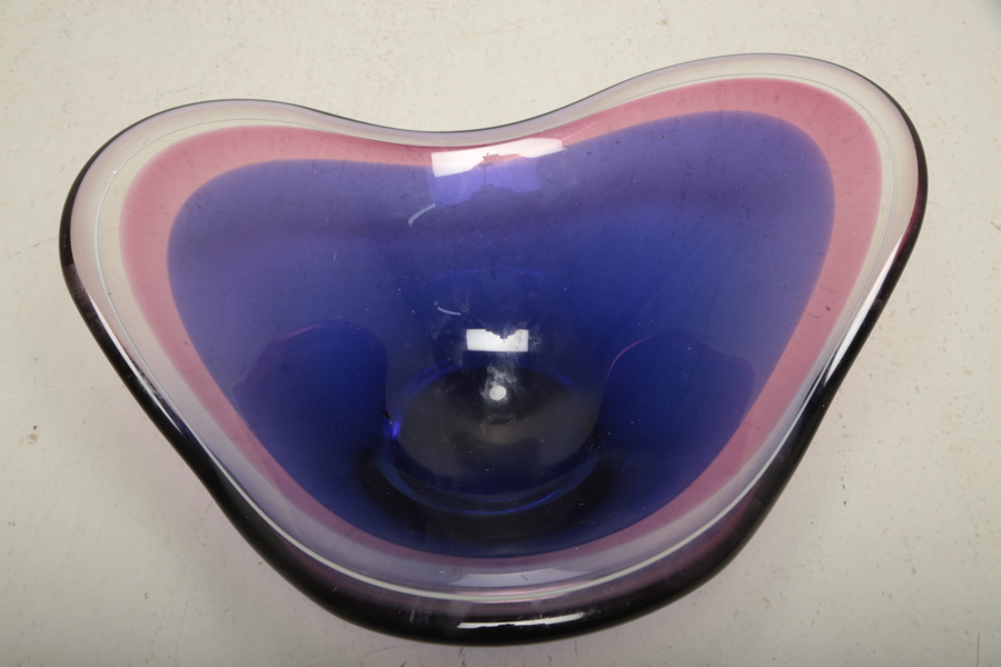 Flygsfors konstglas, Skål, Signerad