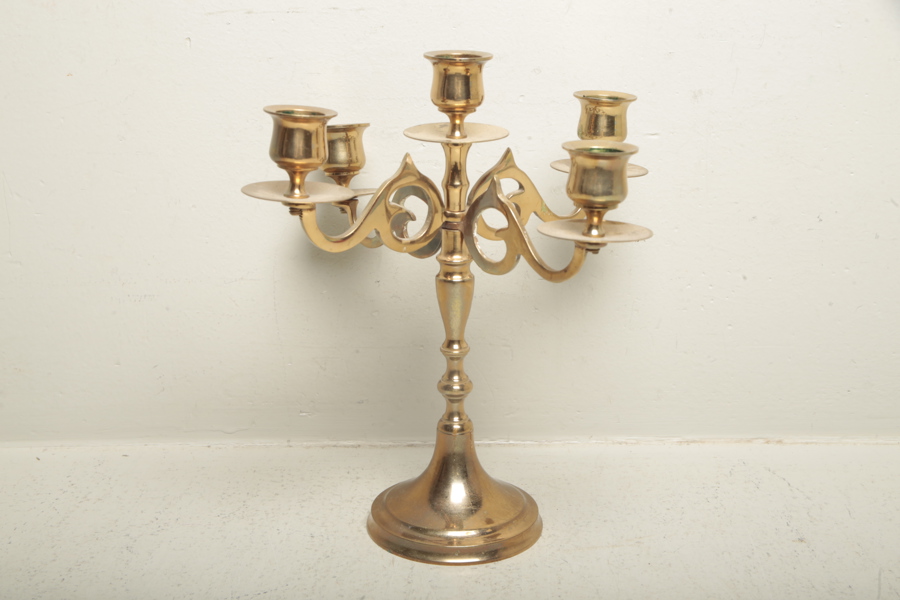 Skultuna-Kandelaber i mässing