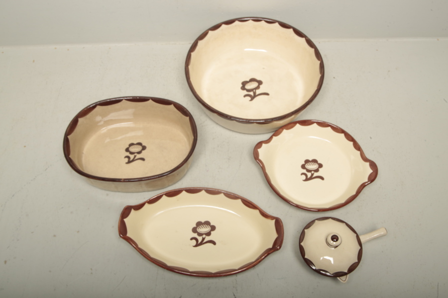 Gustavsberg "Pyro", 5-delar 