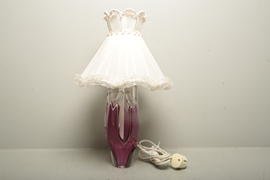 Bords/Fönsterlampa- "Sea Glasbruk"