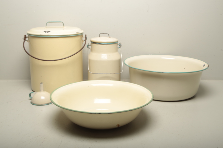 Kockum Emalj, 5-delar 