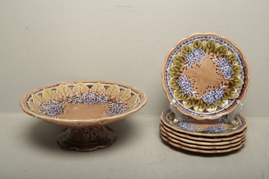 Fruktset, Majolika-stil, 7-delar