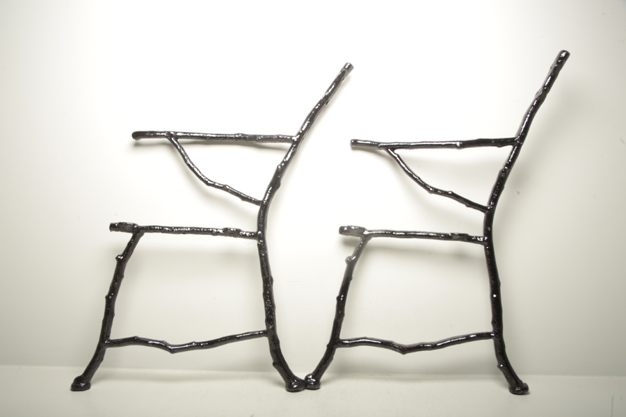 Gavlar i gjutjärn, 1-par, 1900-tal