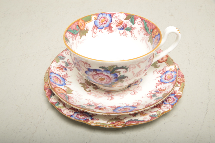 Servisdelar, "Coalport England", 3-delar