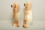 Figuriner i porslin, 1-par "hundar", Kings Charles England 