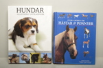 Böcker-2st, "Stora hästar och ponnyer" & "Hundar illustrerad uppslagsverk" 