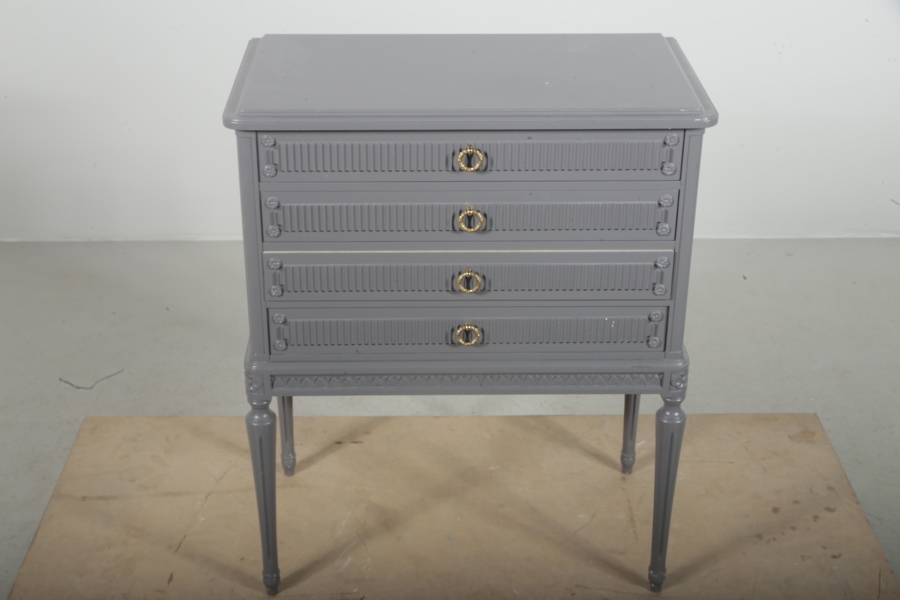 Bestickschatull, 1900-tal, Gustaviansk-stil