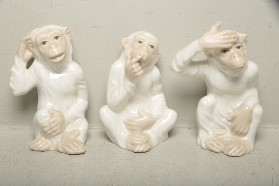 Tengra figuriner, 3st 