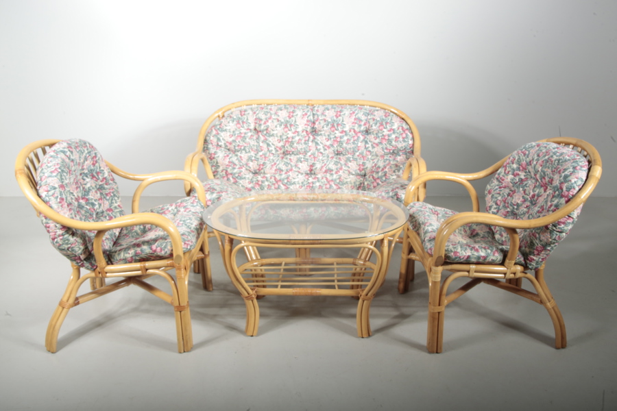 Möbelgrupp, 1900-talets senare hälft, 4-delar