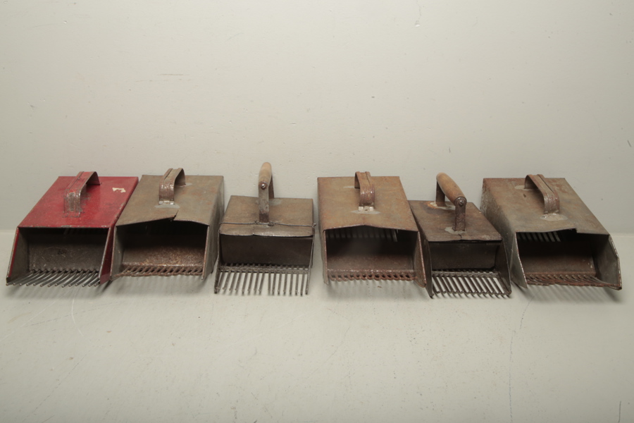 Bärplockare i plåt, 6st 