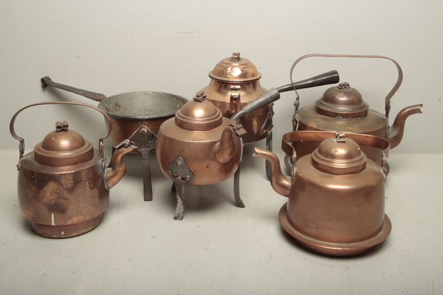 Koppar, parti diverse osorterat, 1800/1900-tal 