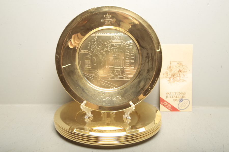 Skultuna- 6st Jultallrikar, 1979-1984