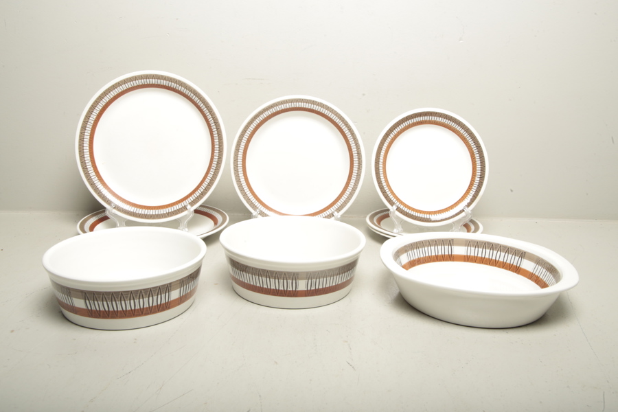 Gefle servisdelar "Lansett", 9-delar