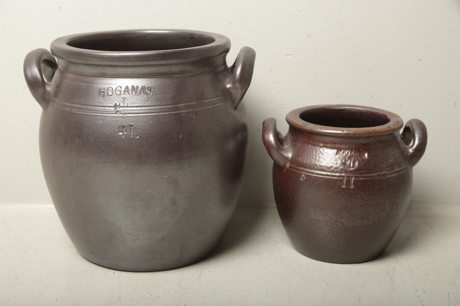 Höganäs Keramik, 2st krukor 
