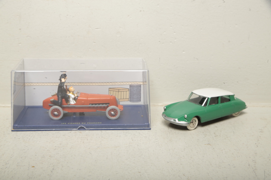 Dinky Toys- Samlarbil: "Citroén DS 19" & Samlarbil: "Tintin"