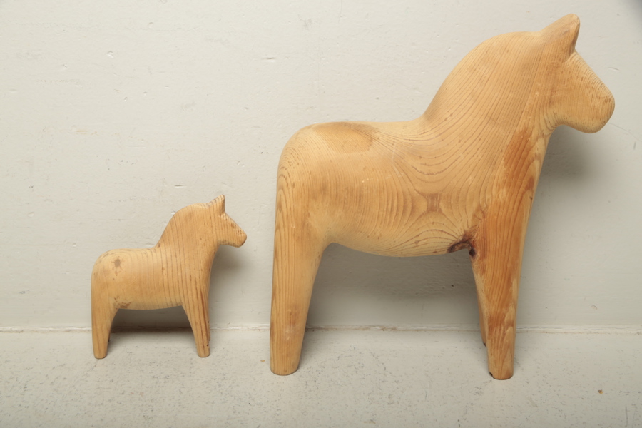 Figurin- hästar, 2st