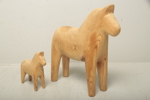 Figurin- hästar, 2st