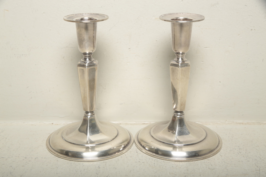 Silverljusstakar, 1-par, "Geson 1975"