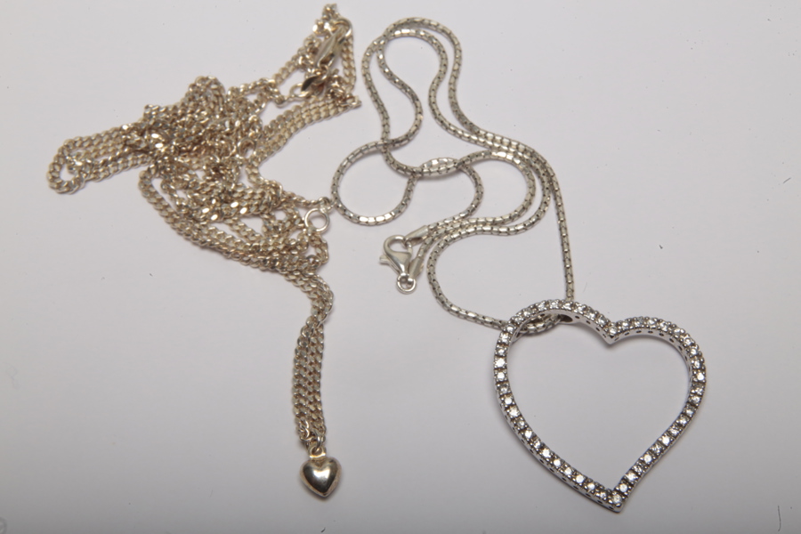 Halsband, 2st, Sterlingsilver