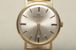 Guldklocka- "Movado" med guldarmband, 18K