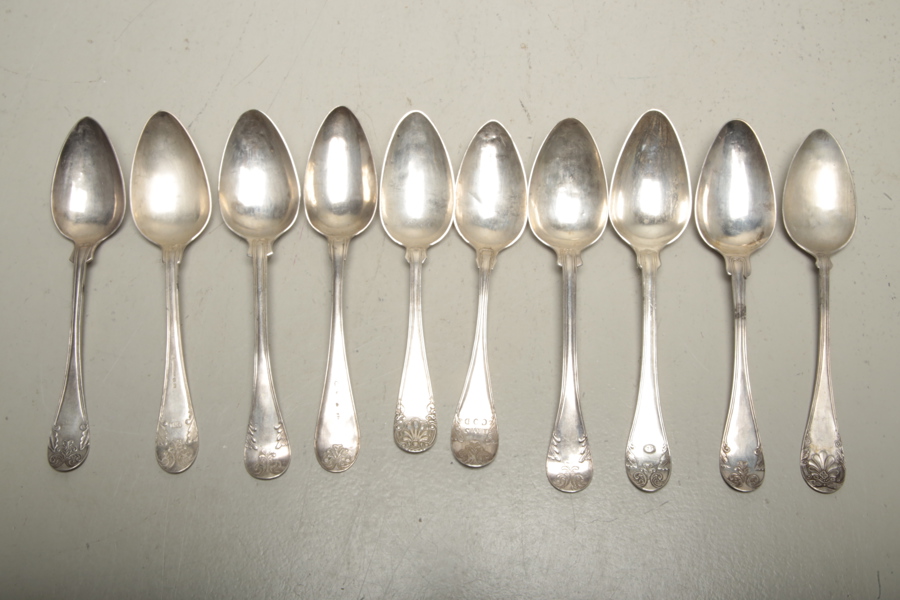 Silverskedar, 1800-tal