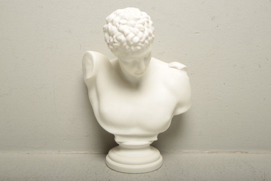 Gustavsberg- Byst Parian, "Hermes med Dionysosbarnet"