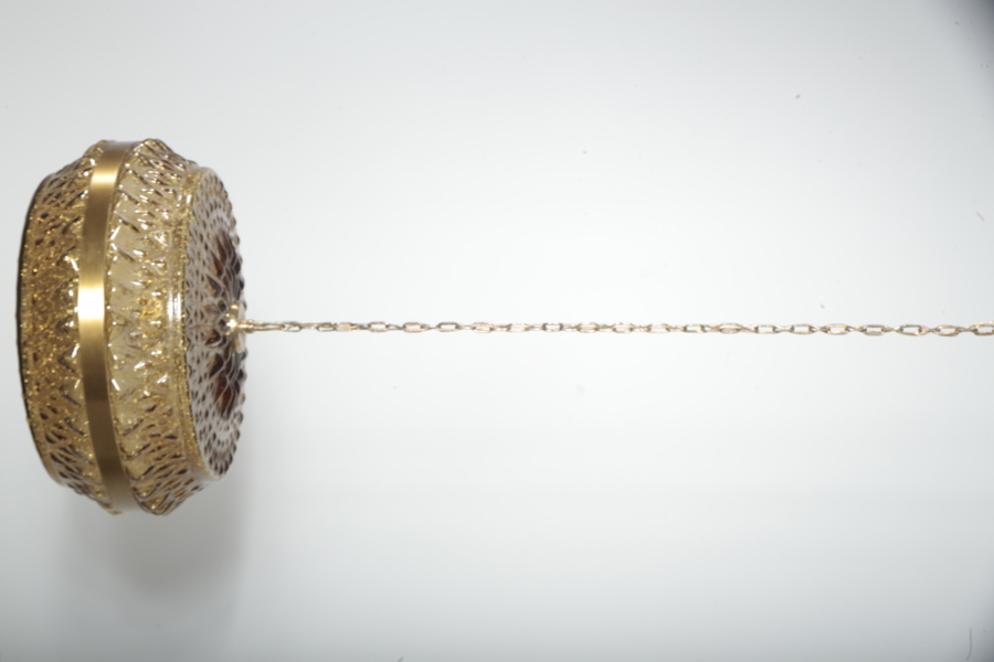 Taklampa- troligtvis Orrefors, 1960/1970-tal