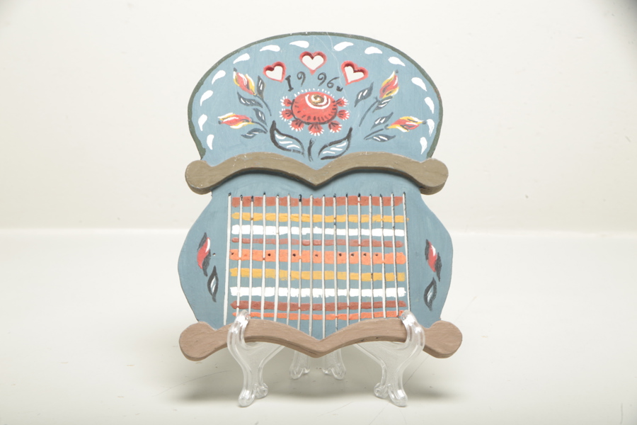 Bandsked, Erik Gustav Kring- Å Norrala, Signerad 1996