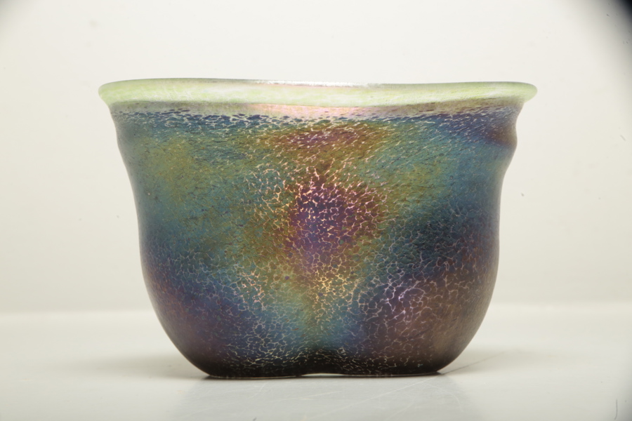 Betil Vallien- Kosta Boda, Skål "Volcana", konstglas