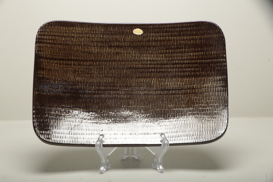 Uppsala Ekeby- Ingrid Atterberg, Keramikfat ur serien "Corso", signerad