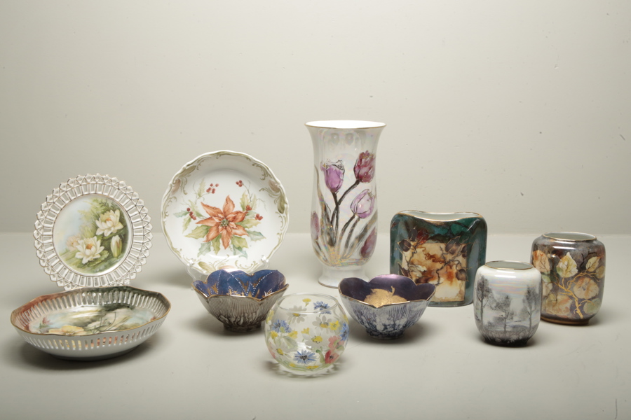 Kerstin Ekman- Gränna, Handmålad porslin