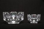 Orrefors- Lars Hellsten, 2st skålar "Corona"