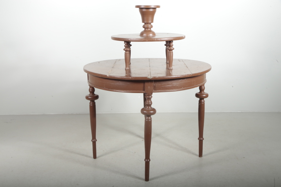 Bord med blomhylla, 1800/1900-tal 